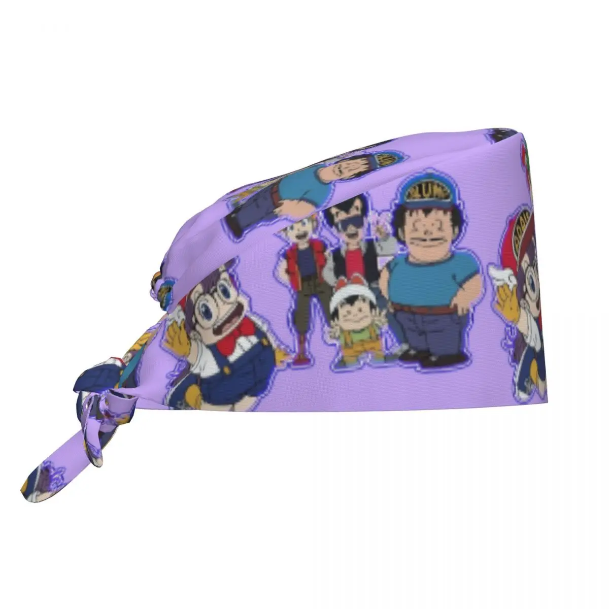

Arale Anime Cute Scrub Cap Casual Dr Slump Operator Nursing Surgical Caps for Men Women Pet Grooming Nursing Working Hats Cap