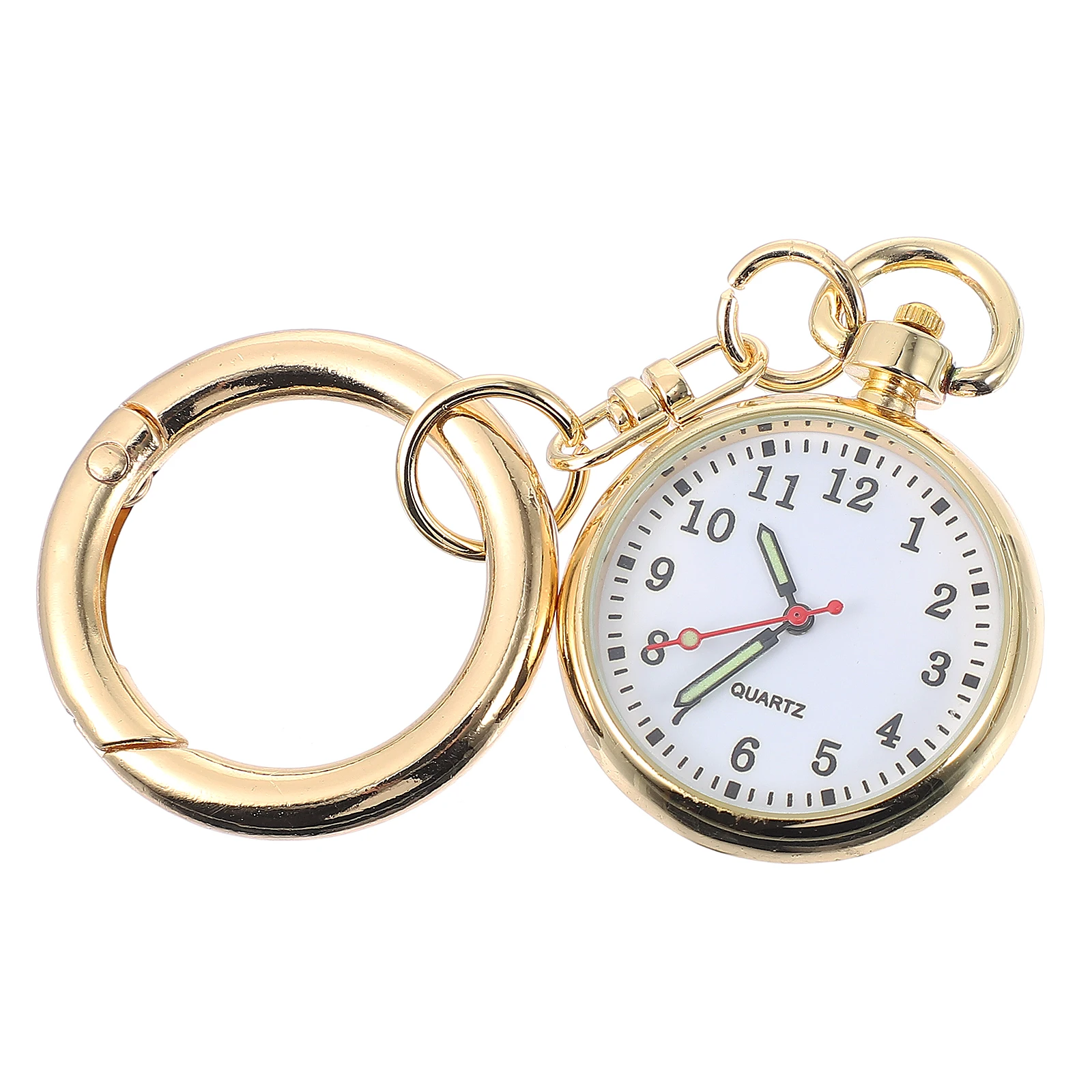 

Pocket Watch Nurse Hanging Quartz Watches Badge Small Clip On Style Durable Clip On Watch Material
