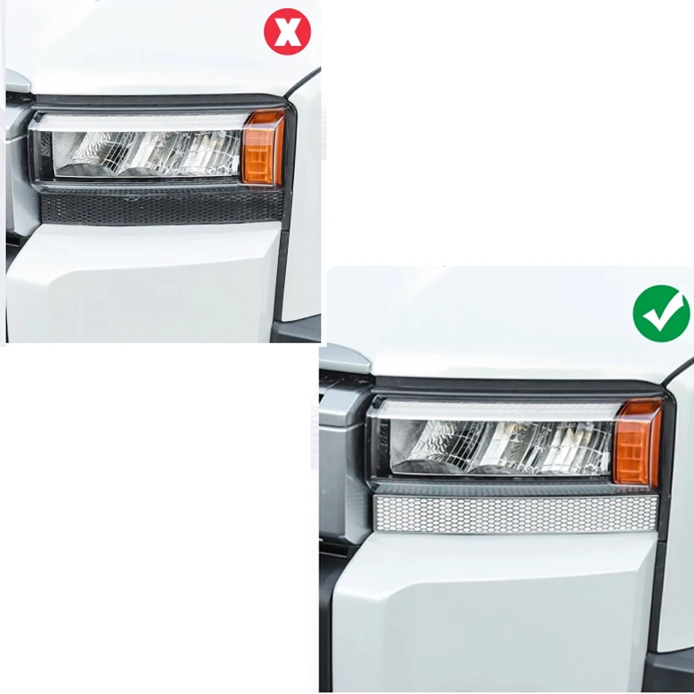 

Для Toyota 2024 Prado LC250 декоративная яркая полоса для фар, передняя фара для бровей, хромированная декоративная полоса на ex
