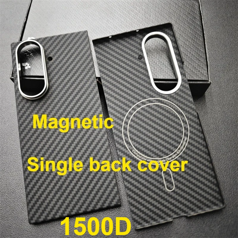 CHENYIQING Aramid Magnetische Hülle für Samsung Galaxy Z Fold 7, Kohlefaser-Abdeckung für Magsafe Hülle, Handy-Zubehör 10
