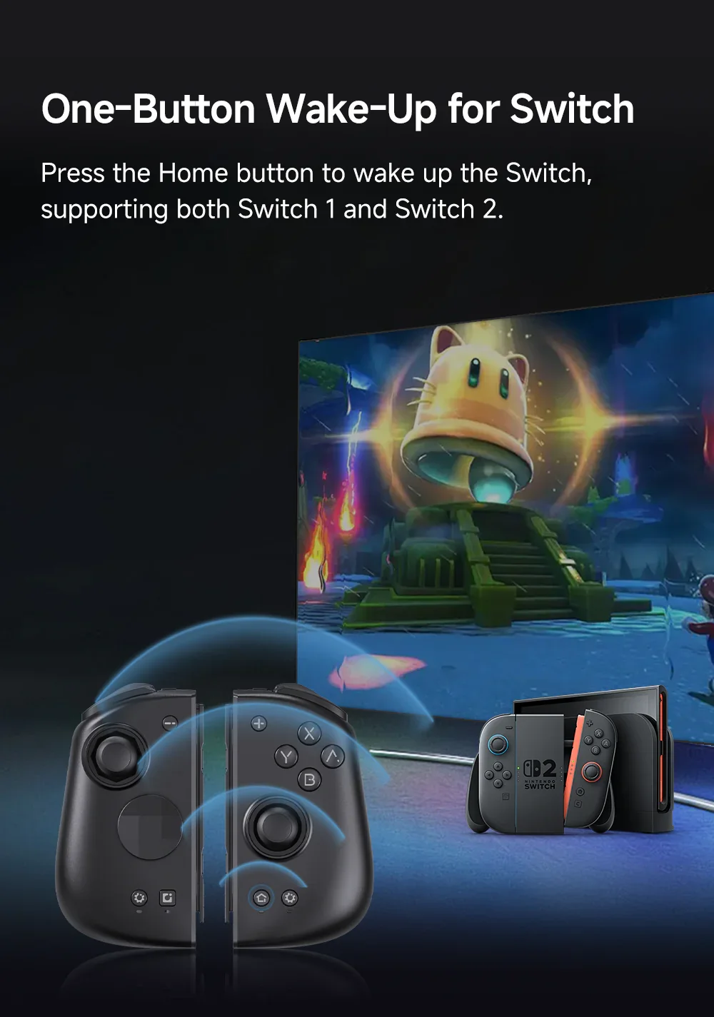 MOBAPAD M6 HD Gemini Gaming-Controller mit C70-Adapter für Nintendo Switch 2 Hall-Effekt-Joystick Gamepad für Switch OLED – Detail 10