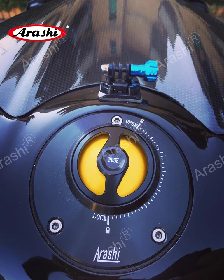 108mm Motorcycle CNC Fuel Tank Cap Gas Oil Tank Protector Cover For SUZUKI GSF1250 BANDIT 2006-2015/GSR600 2006-2011/GSR750 10