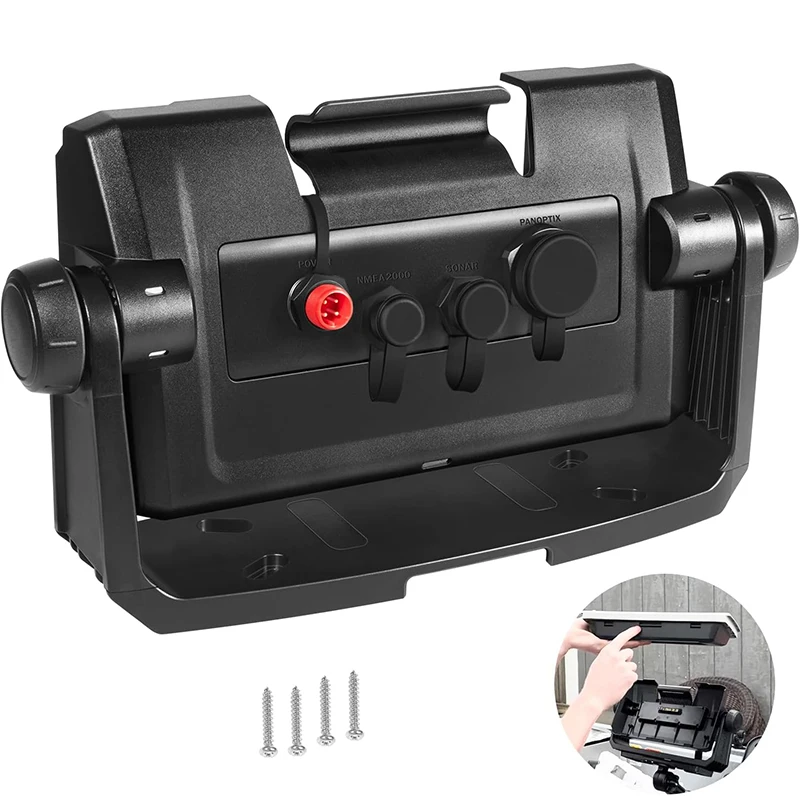 Bail Mount with Quick-Release Cradle 12-Pin for Garmin ECHOMAP Plus & UHD 9-Inch Fishfinder & Chartplotter, Replace 010-12673-03