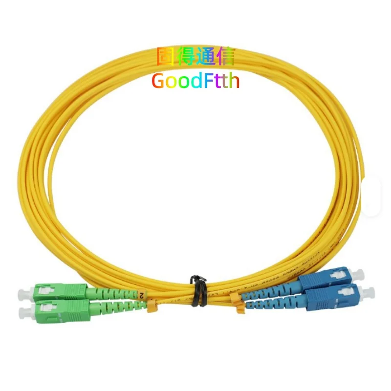 Patch Cord Lead SC/APC to SC/UPC SM G655 Duplex Cable Jumper GoodFtth