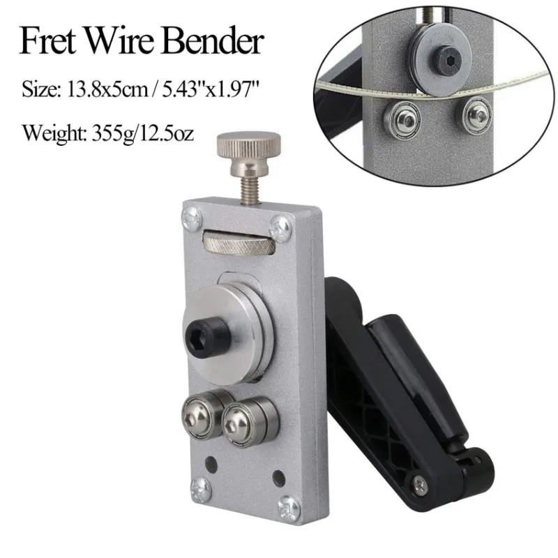 Short Size Fret Wire Bender Guitar Fret Curve Adjusting Tool For Straightening And Bending Fret Wire Luthier Repair Accessory