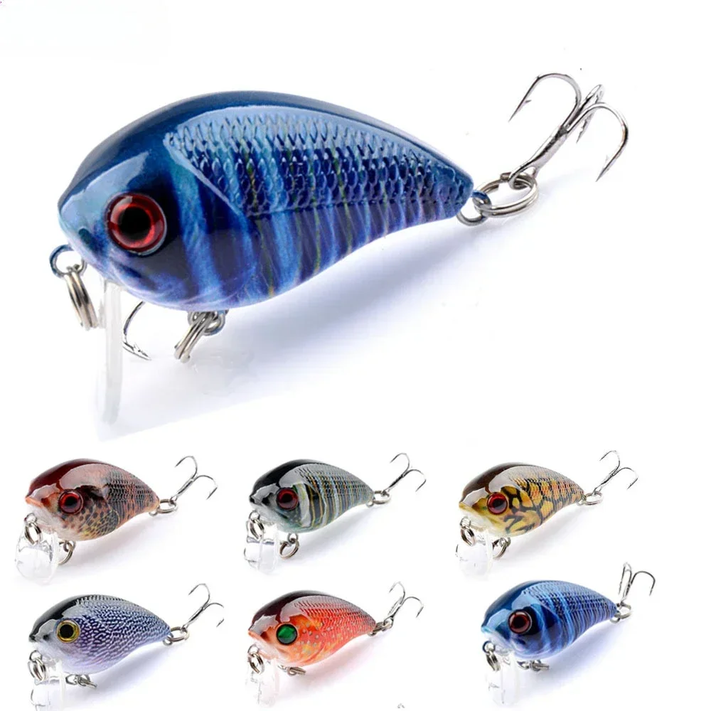 Microsubstance Luya Bait Rock Wide Tongue Little Fat Man Float Hard Bait Set Bait Fresh Water Bass Outdoor