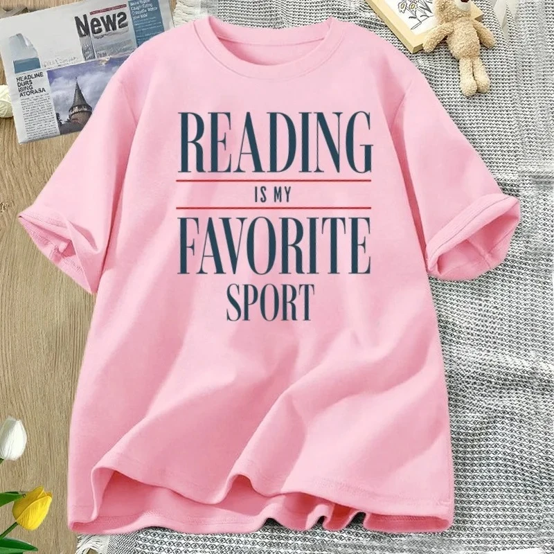 레트로 패션 레터 프린트 티셔츠 예술적 스타일 반팔 라운드넥 다용도 데일리 스트릿 여성 티셔츠