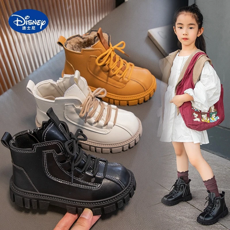 حذاء الكاحل ديزني كيدز 2025 | مارتيني على الطراز الكوري بنعل ناعم مضاد للانزلاق، متين ومتعدد الاستخدامات للأطفال الكبار #1