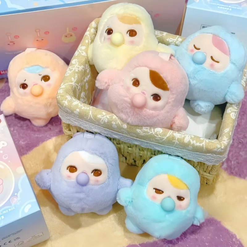 

Genuine Pucky Beanie Bubble Serie Pendant Blind Box Cute Spit Bag Pendant Doll Ornament Mystery Toy Kid Festival Birthday Gifts