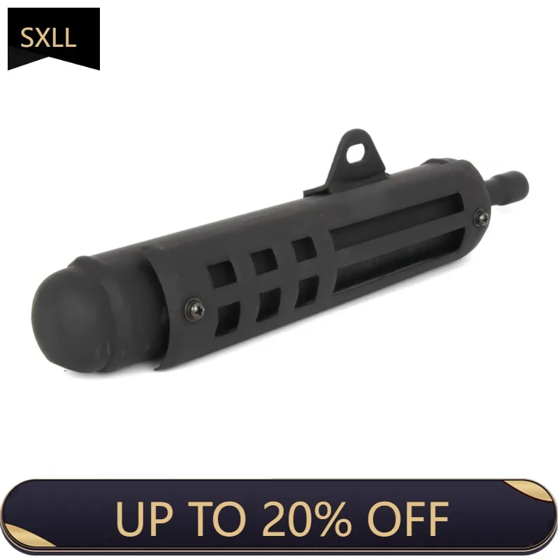 

SXLL JFG Open Pipe Stainless Steel Motorcycle MX XTM Exhaust Pipe for PW80