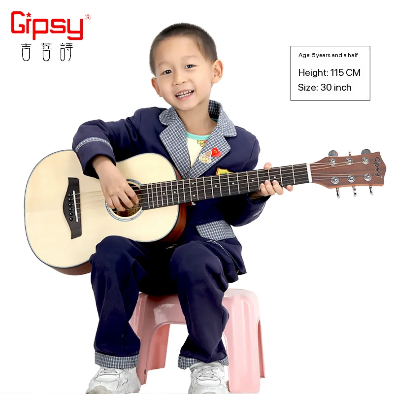

Gipsy Premium Plus Shock 30 36 34 38 "32 Full single-board Ballad 39 guitar portable travel kids electric case