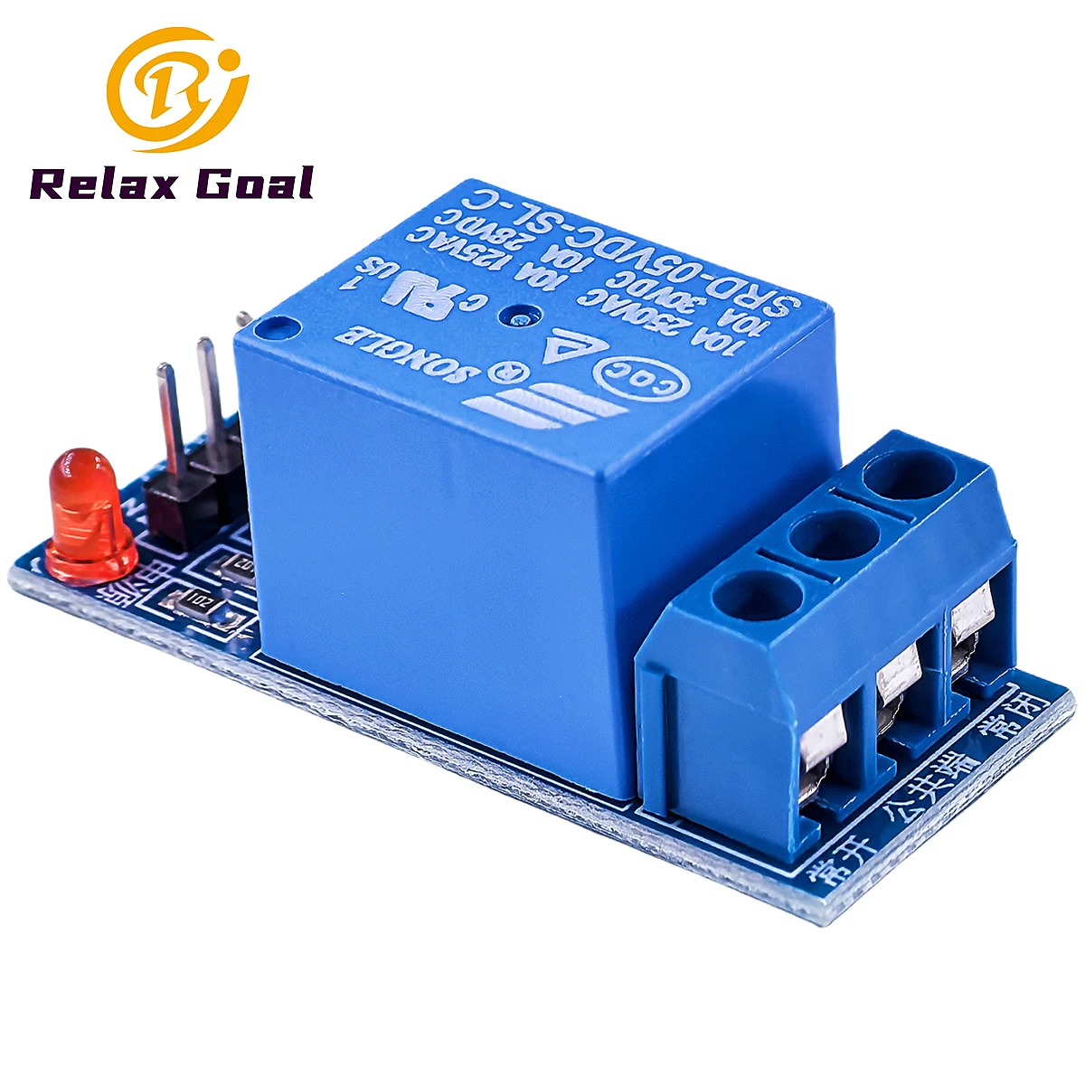 

5V 12V Relay Module 1 Channel Low Level Trigger Board Shield with Optocoupler Relay Output for PIC AVR DSP ARM MCU Arduino