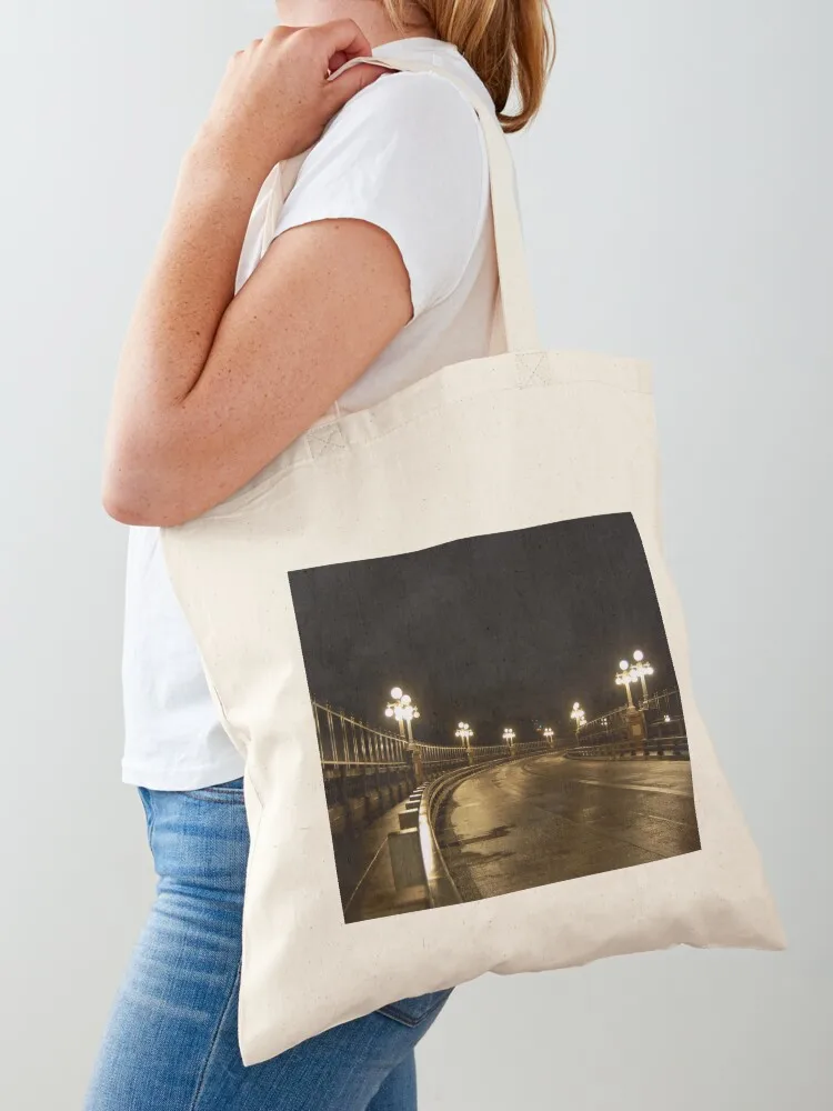 Pasadena Colorado Street bridge at night Tote Bag Lady bags tote bag women reusable shopping bags