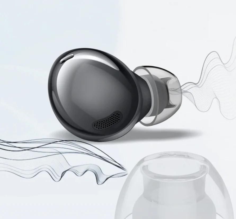 غطاء أذن من اللاتكس H370+ لأغطية الأذن من اللاتكس لهاتف Samsung Galaxy Buds Pro أطراف أغطية أذن من اللاتكس مضادة للحساسية (زوج واحد)