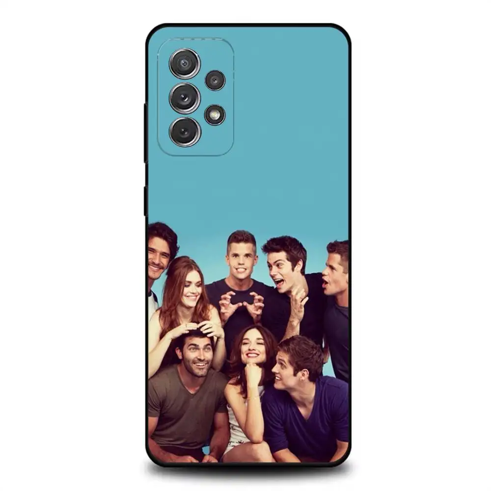 حافظة هاتف Teens Wolfs TV Dramas لهاتف سامسونج S25، S24، S21، S22، S23، S30، Ultra، S20، Plus، Fe، Lite، Note، 10,9,5G غطاء أسود #4