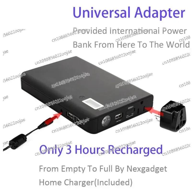 Home Solar Power Banks 18650 Battery 100W Ac Power Bank&Power Station 20000Mah For Laptop