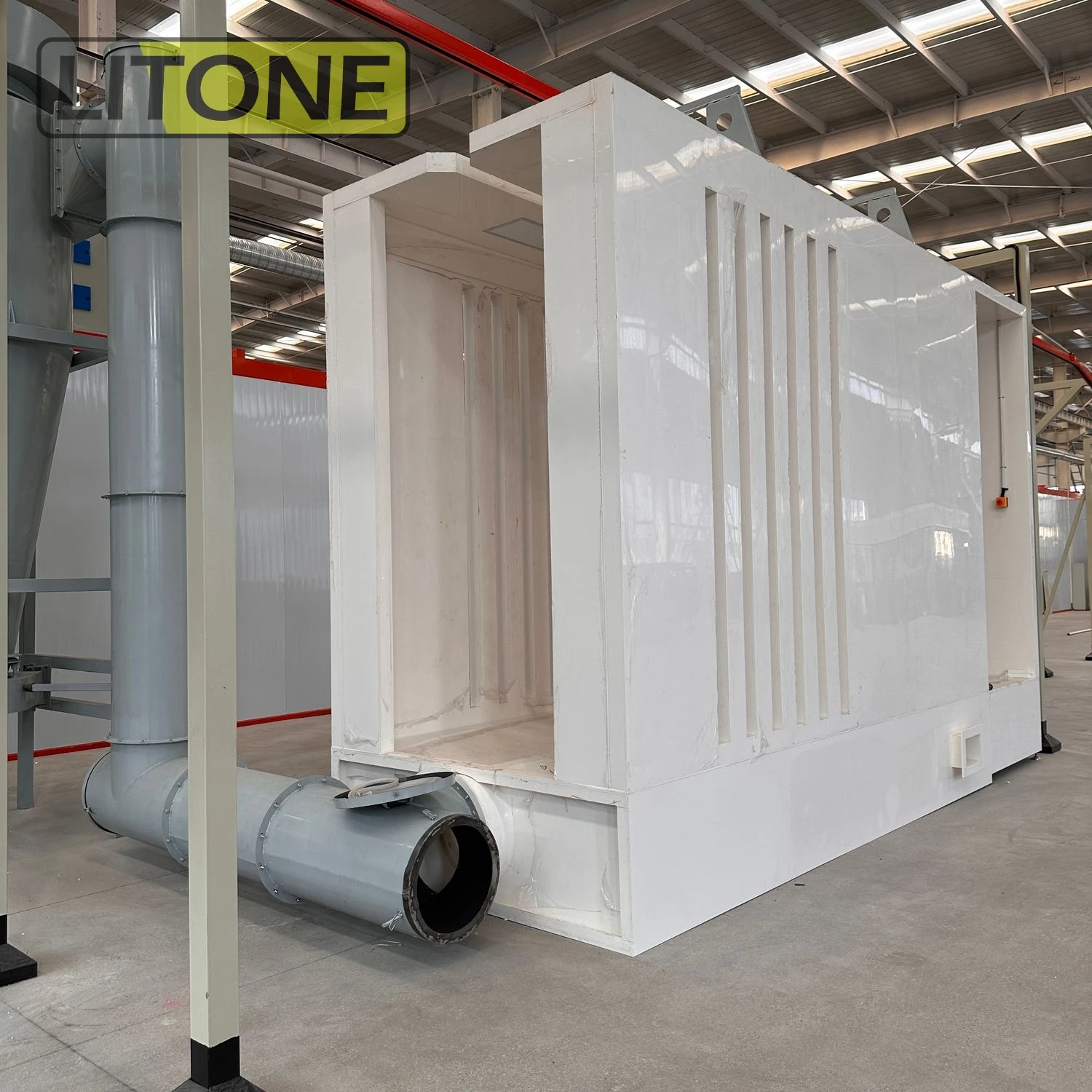 Long Service Life High Efficiency Easy To Operate Electrostatic Coating Pp Powder Room Chamber Booth