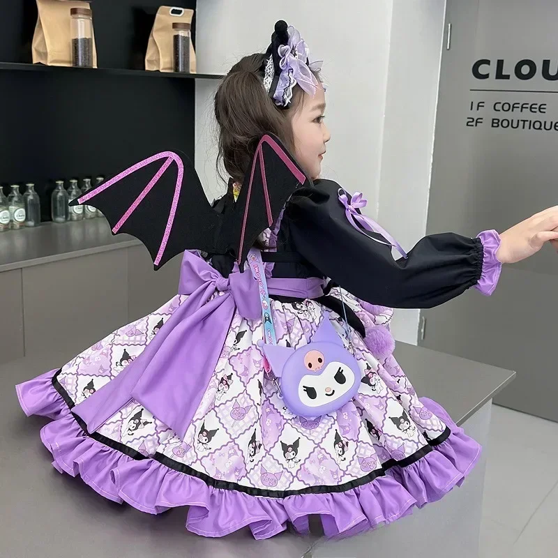 子供のためのハロウィンプリンセスドレス,サンリオ,クロミコスプレ,カワイイドレス,絶妙なユニフォーム,お祭り,誕生日プレゼント