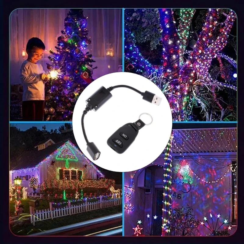 J6PA Wireless RemoteControl schaltet Controller für 5V1A USB-Lüfterlampe 433 MHz ein