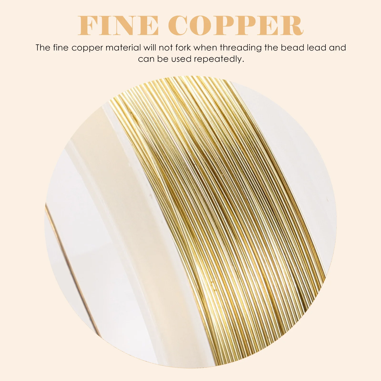 10 Rolls Copper Jewelry Wire Rust Resistant Wire for Jewelry Making Beading Wire Copper Thread for Crafts