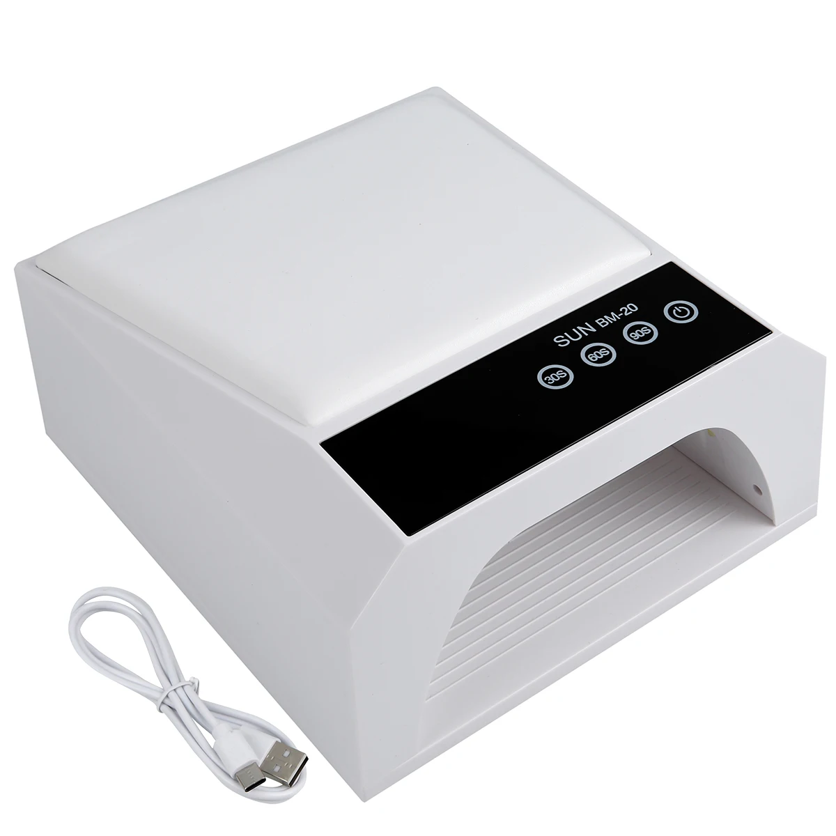 مصباح أظافر LED بالأشعة فوق البنفسجية احترافي 42 مصباح LED مجفف أظافر مع 3 إعدادات للمؤقت مصباح مانيكير قابل لإعادة الشحن لعلاج جميع جل الأظافر