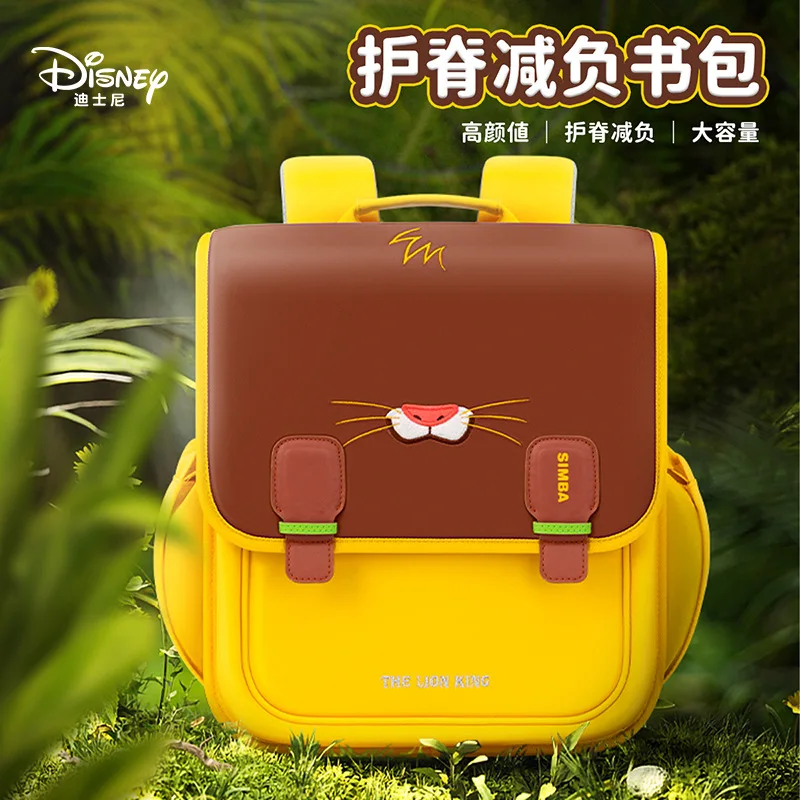 2023 Disney Kindergarten Bag For Boys Girls Age 2-8 School Student Shoulder Orthopedic Backpack Large Capacity Kids Gift Mochila