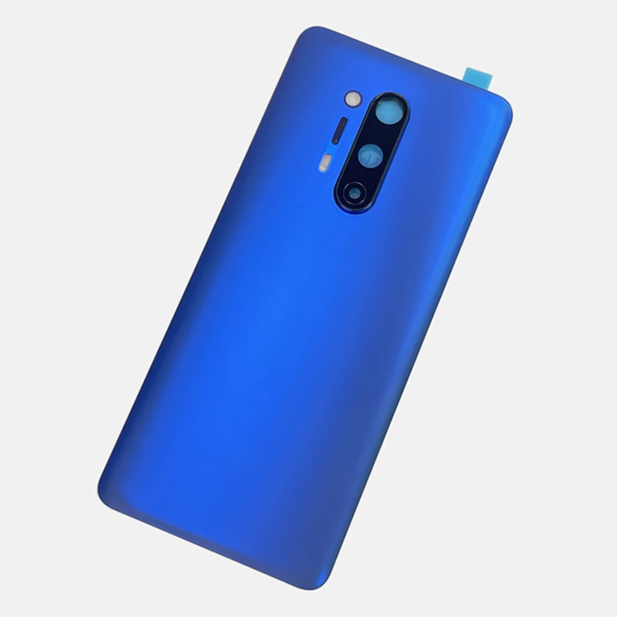 A+++ Back Battery Cover Door Rear Gorilla Glass 5 For Oneplus 8 Pro Battery Cover Housing Case 1+8 Pro with Camera Lens