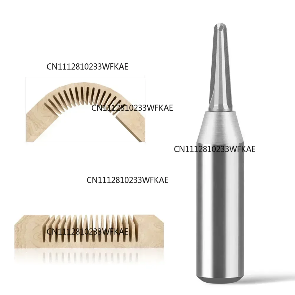 TCT Round Bottom V-Groove Router Bit 12.7 Shank Woodworking Milling Cutter For Engraving Machines Solid Wood MDF Plywood Cutting
