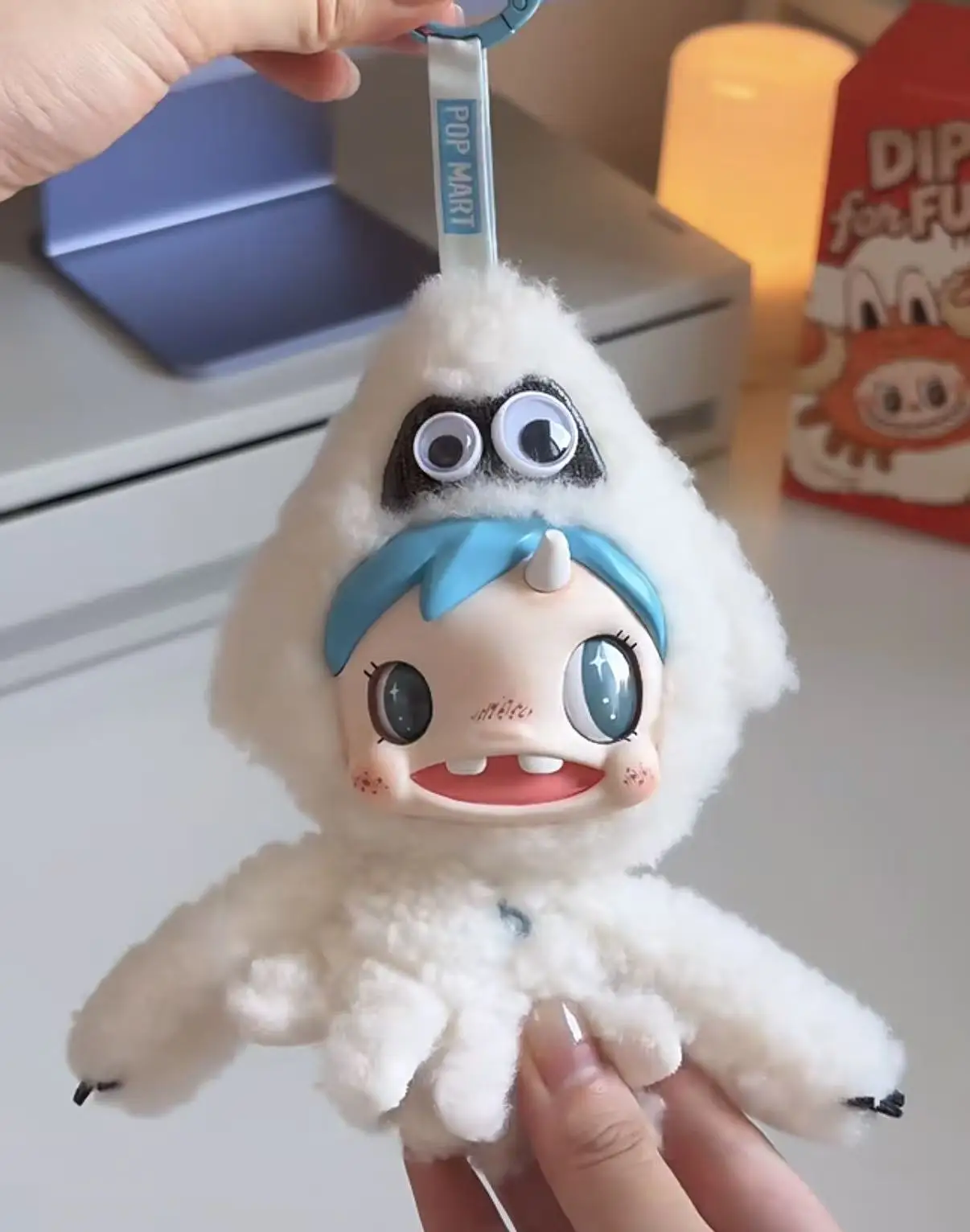 POP MART DIP FOR FUN Series Plush Pendant Mystery Box Genuine Blind Box Guess Toys Bag Ornament Figurines Home Decor Desktop