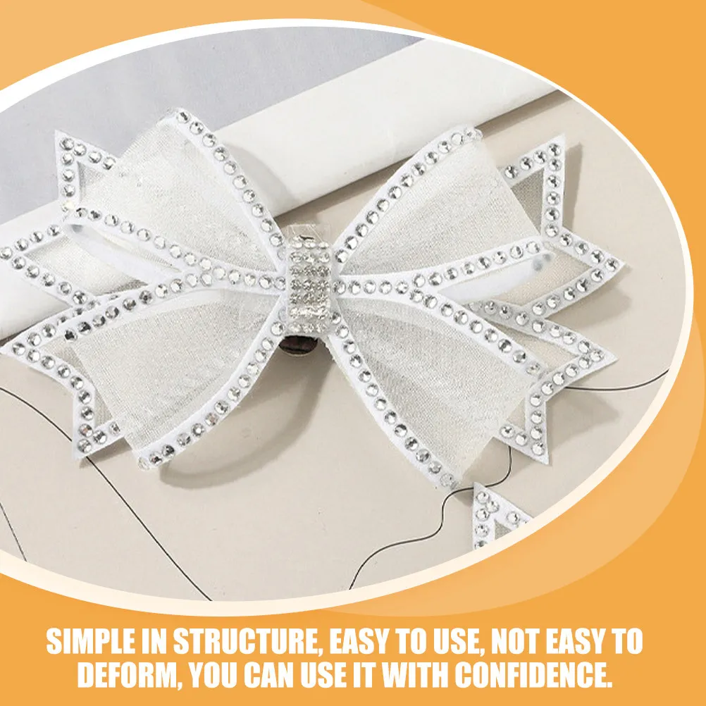 1Pair Rhinestone Bow Shoe Charms Crystal Shoe Jewelry for Bridal Shoes Wedding Heels Dress Shoes Decoration Fashion Accessory