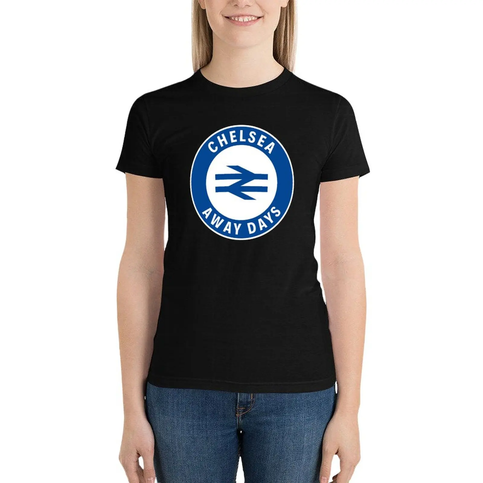 

Chelsea Away Days - sticker t shirt poster T-Shirt funny Blouse summer tops t-shirt dress for Women long