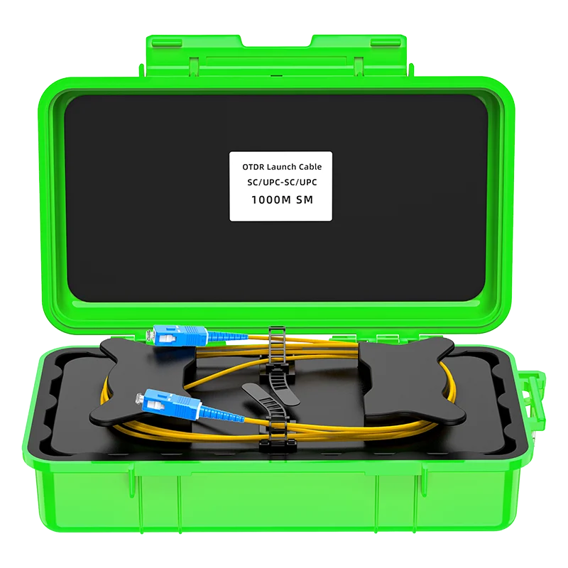 SAIVXIAN SC/APC SC/UPC OTDR OTDR Launch Cable Fiber Single Mode OTDR Test Extension Cord 500m 1km 2km OTDR Dead Zone Eliminator