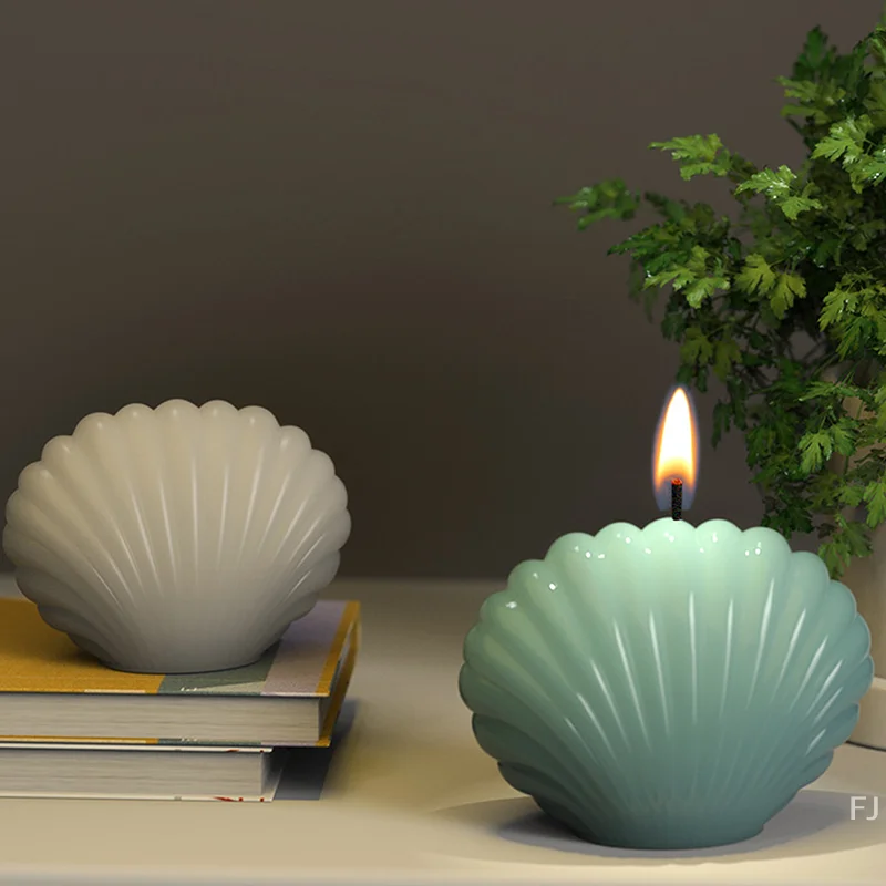 

[YU]DIY Candle Silicone Mould 3D Sea Shape Aromatherapy Candle Mold Home Decor