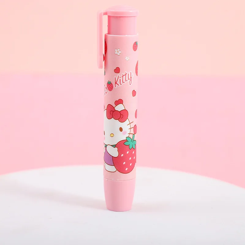 Sanrio Kawaii Hello Kitty gumka kreskówka Kuromi gumka Anime figurka Cinnamoroll materiały piśmienne dla uczniów prezenty dla dzieci