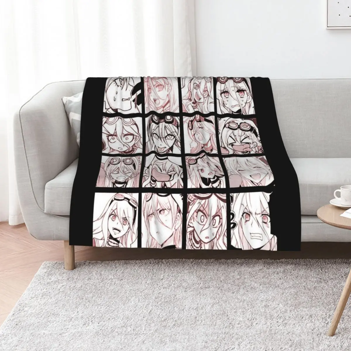 

Miu Manga Collection (Colored) Throw Blanket Giant Sofa Fashion Sofas Quilt Soft Plush Plaid Blankets