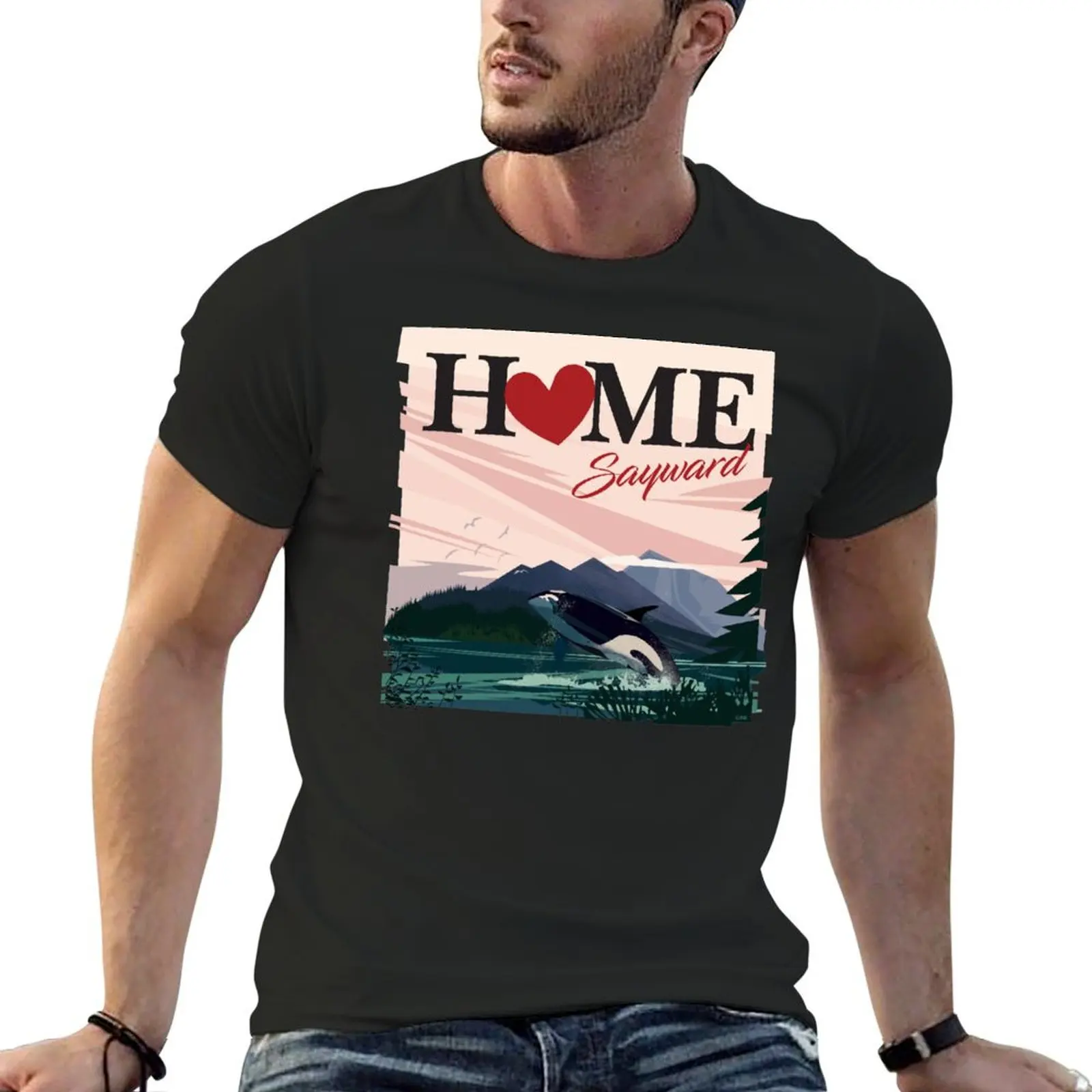 I love Sayward (orca) T-Shirt anime tshirt vintage anime shirt shirts graphic tees cute tops mens t shirts pack