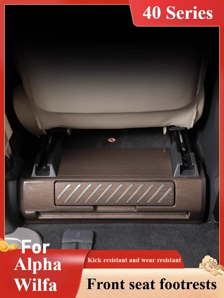 

For 40 Series Alphard Seat Outlet Panels Kick Frames Wood Grain Wilfa Modified Accessories