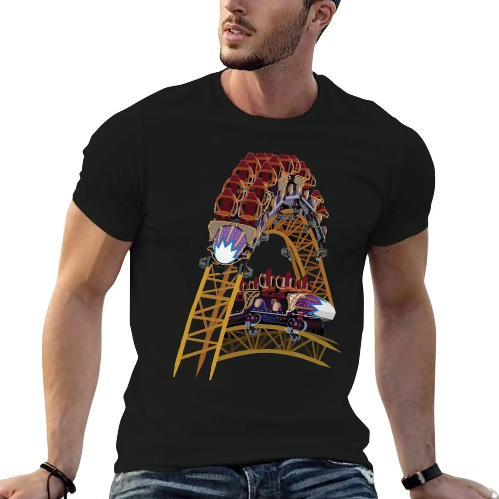 

Star Dust Racers Dueling Design - Universal Epic Universe T-Shirt man tshirt man t shirts high quality luxury brand T-Shirt