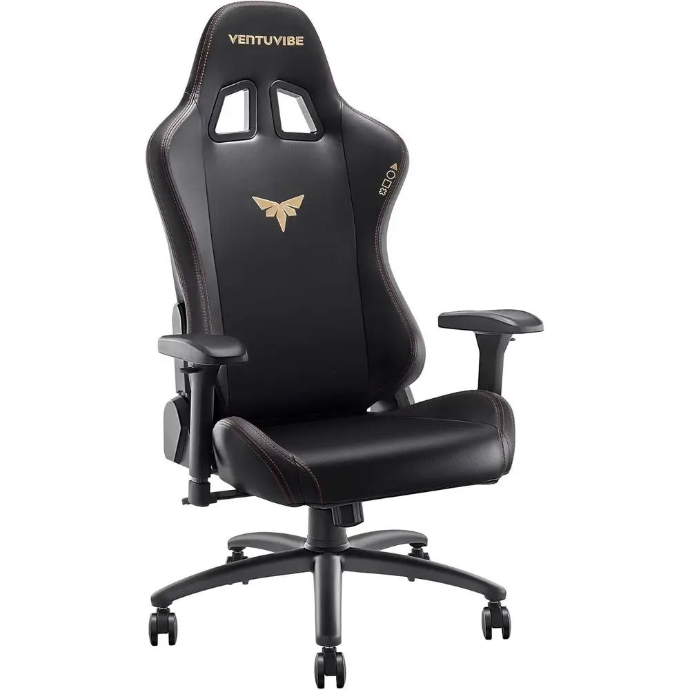 

Игровое кресло с регулируемыми подлокотниками 4D - 155 ° Эргономичное компьютерное кресло с высокой спинкой, функцией откидывания и поддержкой поясницы, выдерживающее нагрузку до 320 фунтов, abri