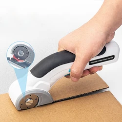 3.6V Cordless Electric Scissors Rechargeable Leather Scissors Cloth Cutter Sewing Shear for Cutting Cotton Fabric/Leather/Cloth