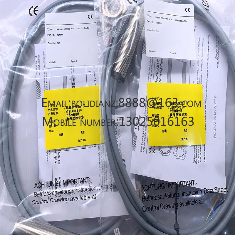 

The brand-new original sensor NBB5-18GM60-WS NBB5-18GM60-WO NBB5-18GM60-US One year warranty in stock