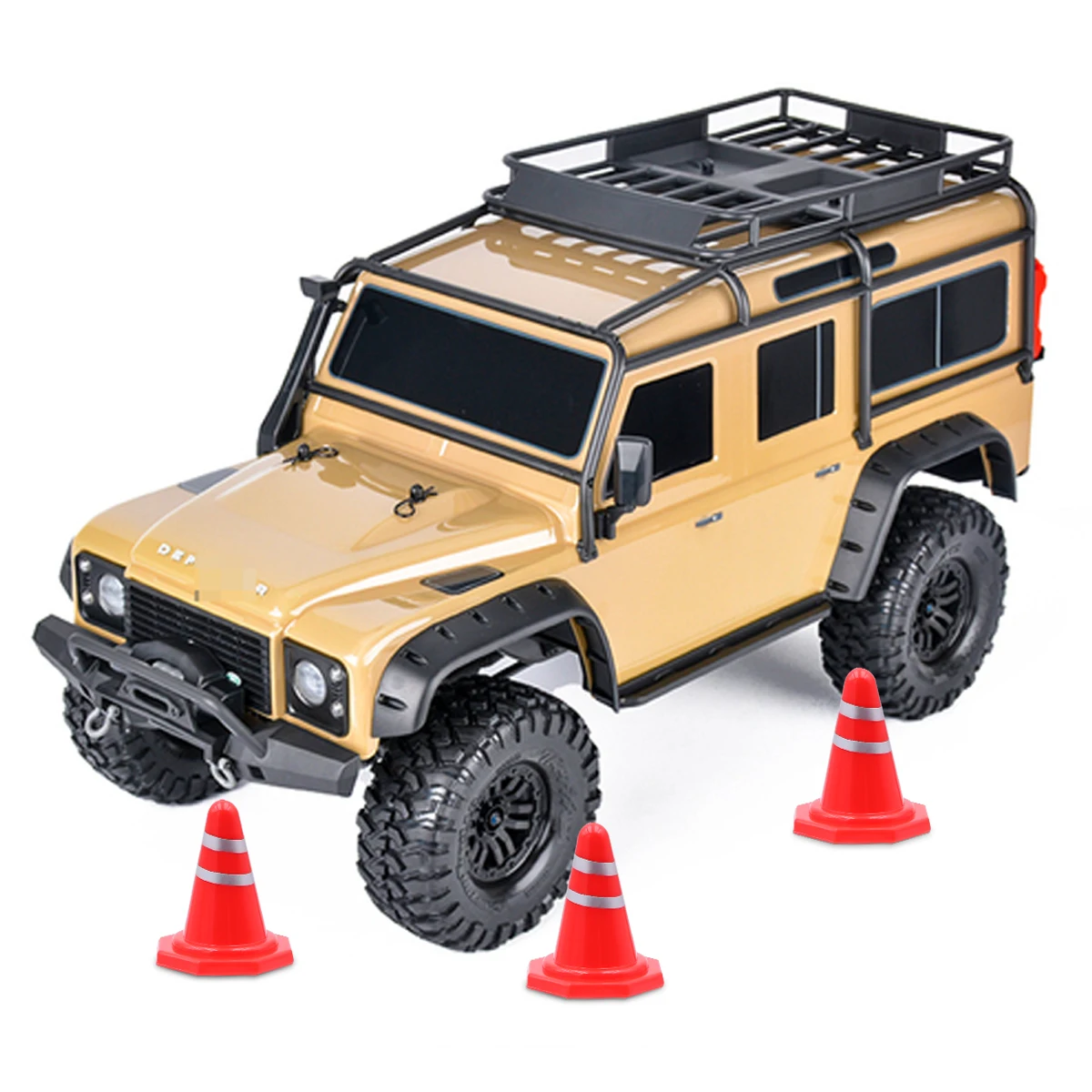 20Pcs Simulated Traffic Cones Mini Decoration Toys Road Cones For RC Crawler 1:16 1:18 1:24 RC Car SCX24 FCX24 TRX4M Rc Parts