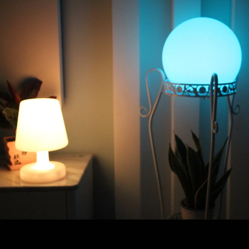 D170*H255mm, LED Night Lights, RGB IP65 Rechargeable, Illuminated Table Lamp, For Pub Club Bar KTV Pub Hotel, Party Event 1pc