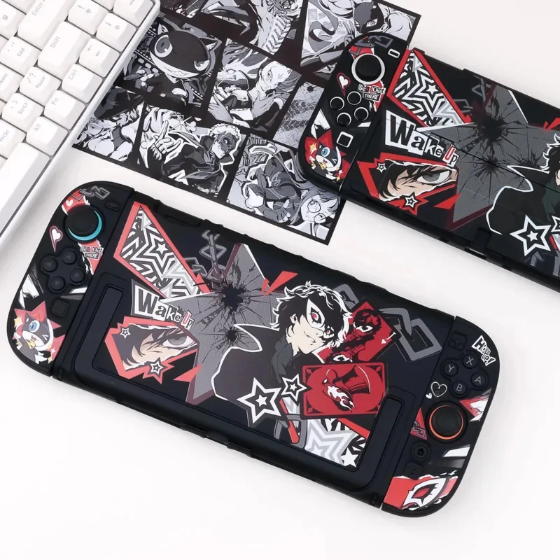 

Dockable For Nintendo Switch 2 Persona 5 Protective Case NS2 Amamiya Ren P5R Protective Cover Hard Shell Switch 2 Accessories