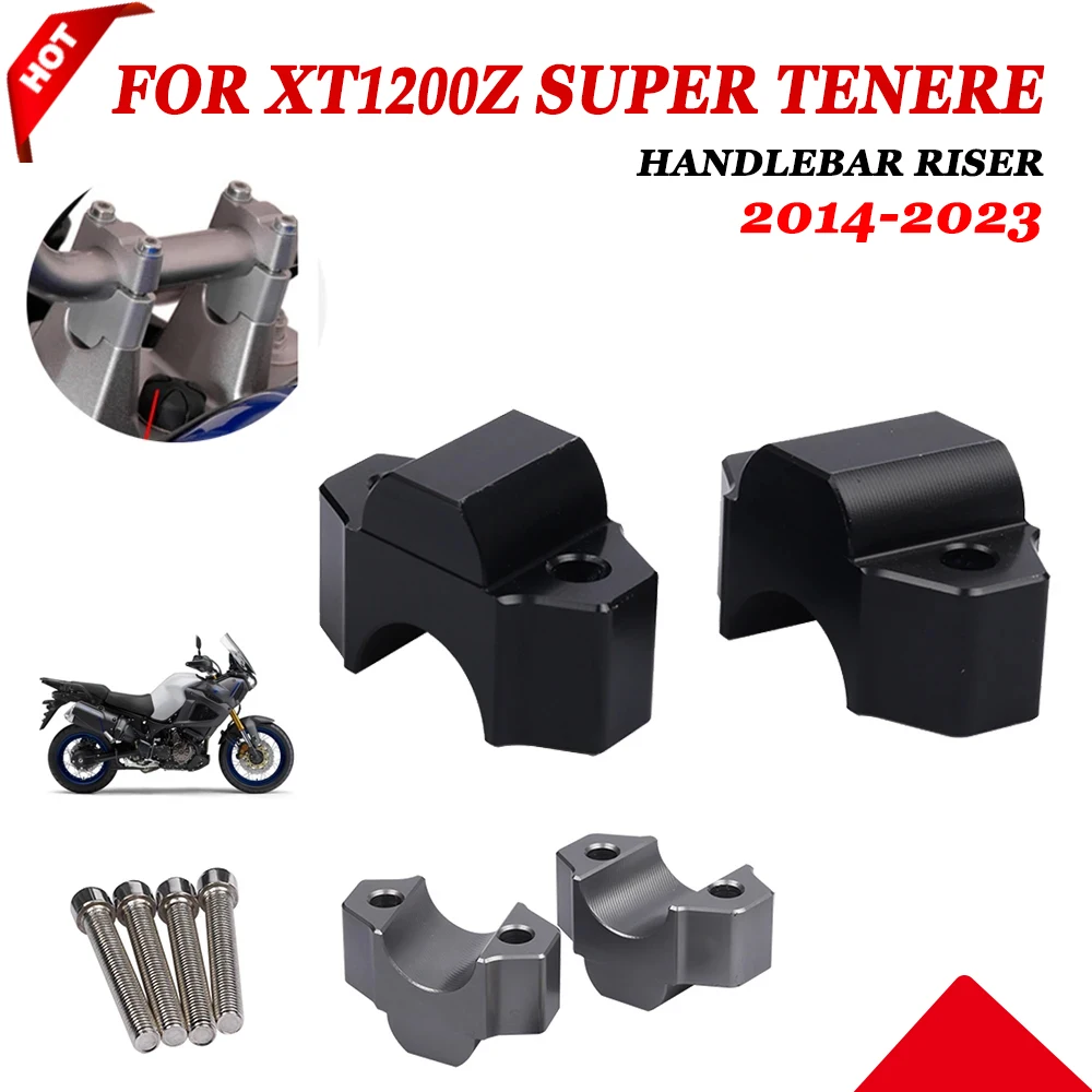 For Yamaha XT1200Z Super Tenere XTZ 1200 XT-1200Z 1200ZE XT1200ZE 2014- 2023 Motorcycle Handlebar Riser Bar Clamp Heighten Block