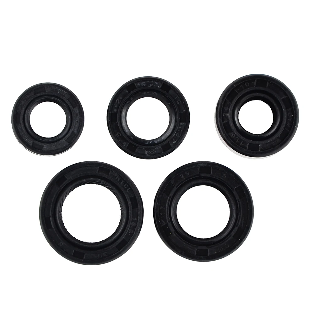 

5PCS Oil Seal Kit For Honda Z50 Z50A Mini Trail Z50R SS50 S65 C70 CT70 Trail SL70 Motosport 70 XL70 CRF50F CRF70F XR50R XR70R