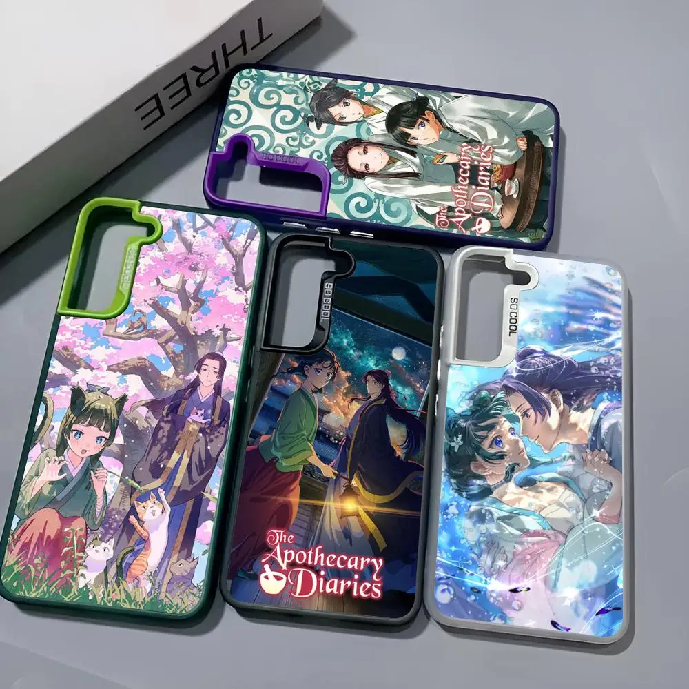 The A-Apothecary Diaries Phone Case For Samsung Galaxy S26 S25 S24 S23 S22 S21 Ultra Plus Fe colored silver Cover