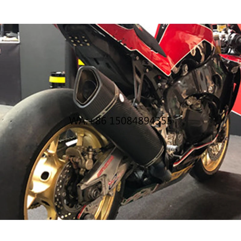 

New Arrival Carbon Fiber Motorcycle Exhaust Universal Exhaust Muffler for Duke 390 MT09 51MM Exhaust