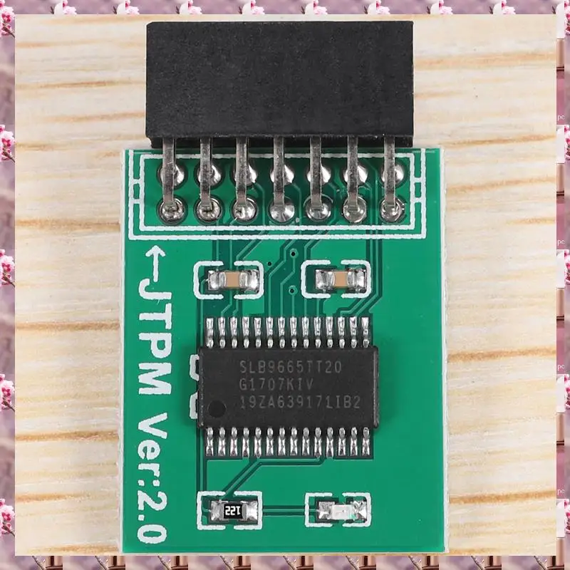 Modulo di sicurezza con crittografia 2025 TPM 2.0 Modulo LPC-14PIN scheda remota 14 pin LPC per modulo di sicurezza MSI TPM2.0 LPC 14 pin, TPM 2.0