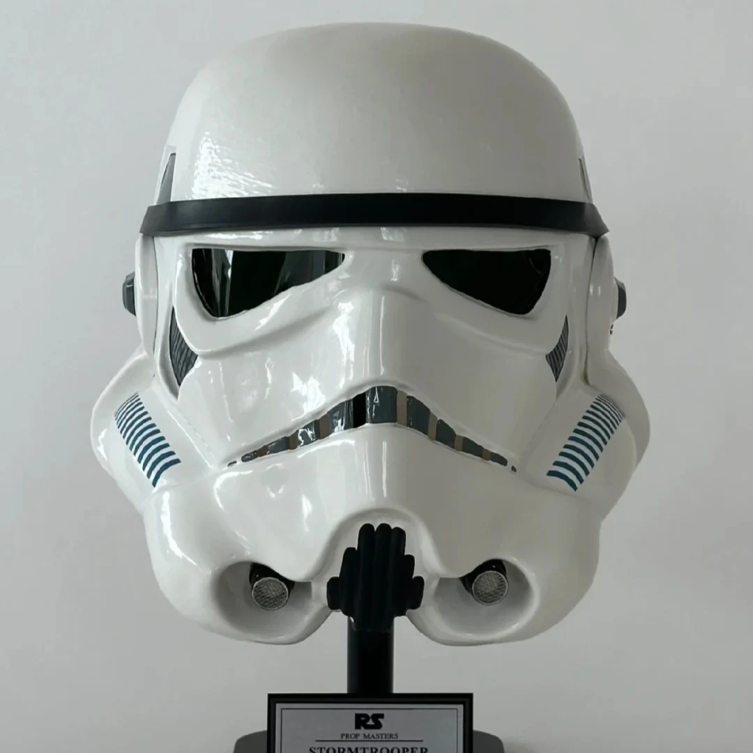

Hot Toys White Soldier Helmet Mask Anime Cosplay Awakening Storm Cosplay Halloween Helmet Prop For Children New Year'S Gift